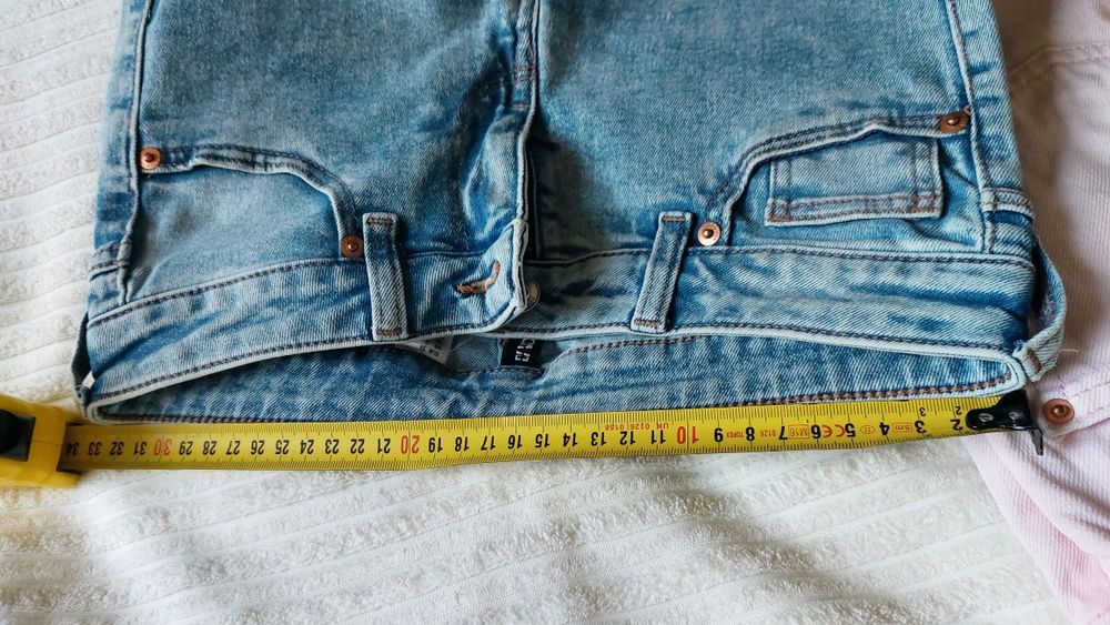 Jeansy wide leg, flare 164cm XS