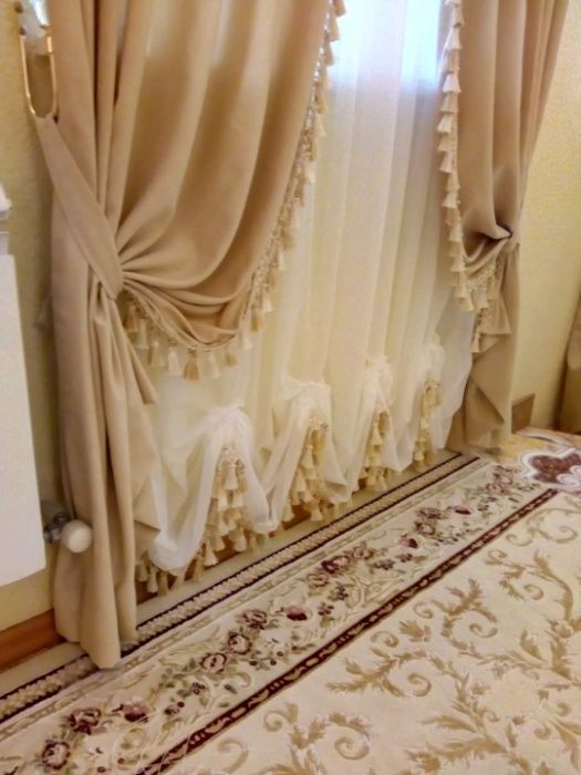 Стирка штор, чехлов на мебель