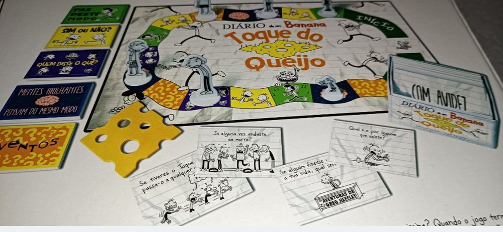 Jogo de tabuleiro- Diário de um Banana: Toque do Queijo