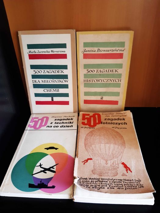 500 zagadek, 4 książki za 5 zł