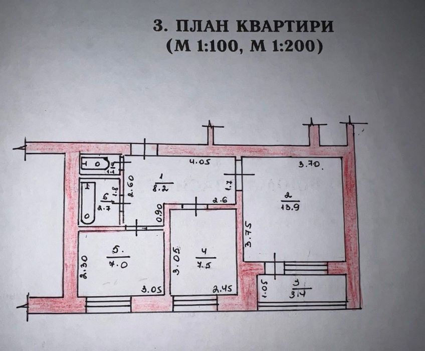 2-кімнатна квартира Ічня