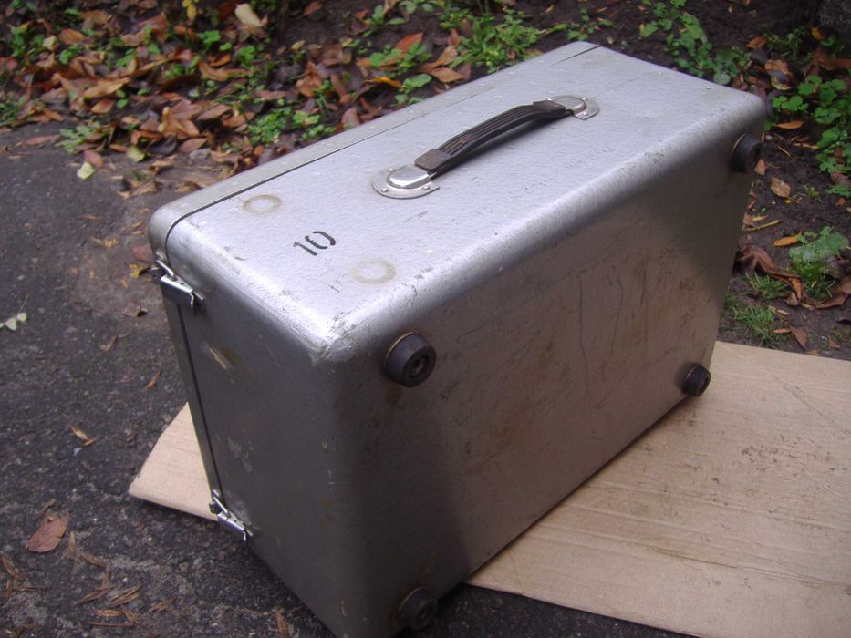 Ящик алюминиевый Кейс (пыле/влаго защищенный) качество СССР 50/34/22см