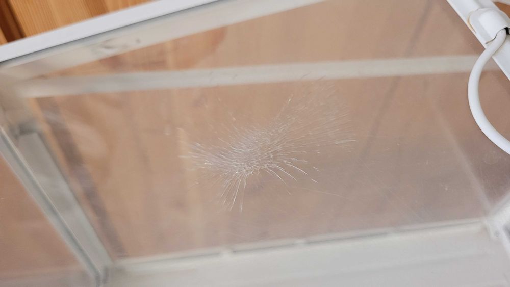 Szklarnia IKEA mini szklarenka biała