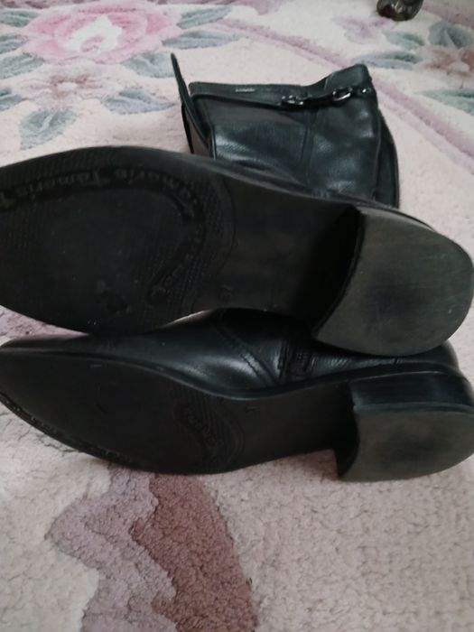 Подарю! Кожаные сапоги сапожки Tamaris р.37