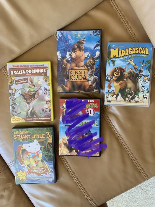 DVD’s de histórias infantis