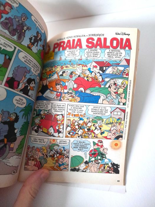 Livro Revista BD Disney Tio Patinhas Número 237 Coleção Antiga Vintage