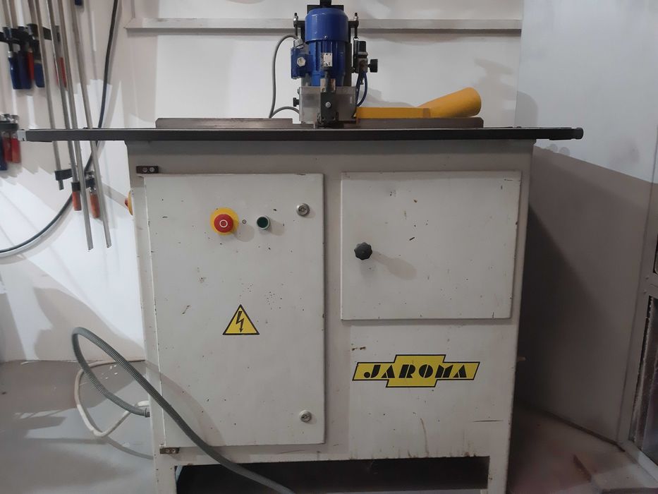 Okleiniarka i frezarka do obrzeży PCV JAROMA+przyrząd pomiarowy