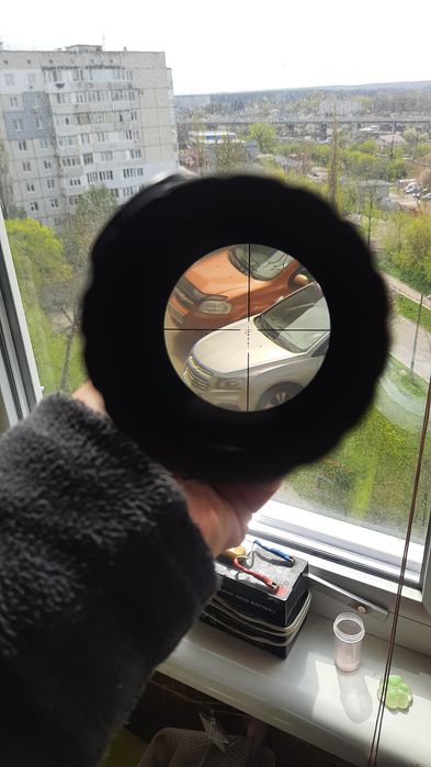 Оптичний приціл BUSHNELL 4-16Х40 MATTE BLACK ILLUM CF 500