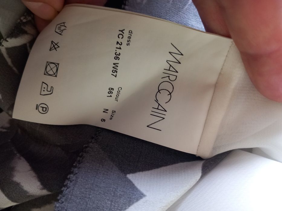 Jedwabna sukienka Marc Cain N5 Perełka.