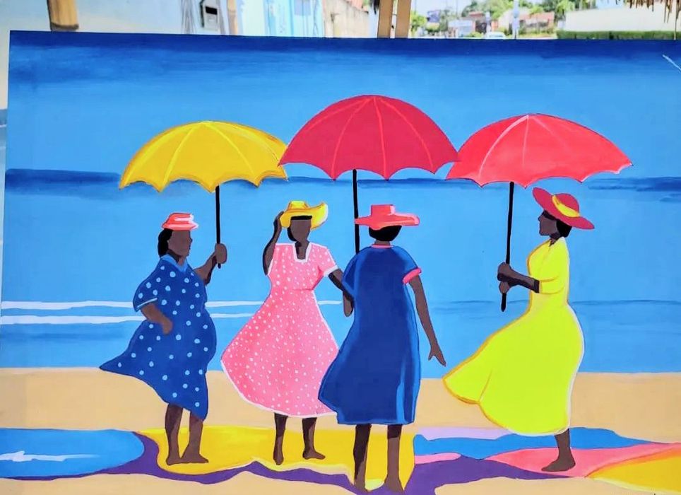 Telas pintura acrílico sobre tela