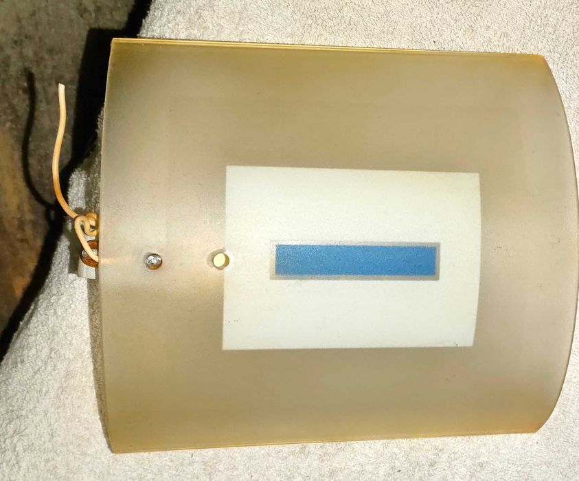 Klasyczny_Kinkiet_Pojedyńczy_Szkło/ Gięte / Dymione_Okazja