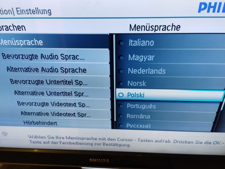 Telewizor płaski "Philips" z pilotem - 32 cale