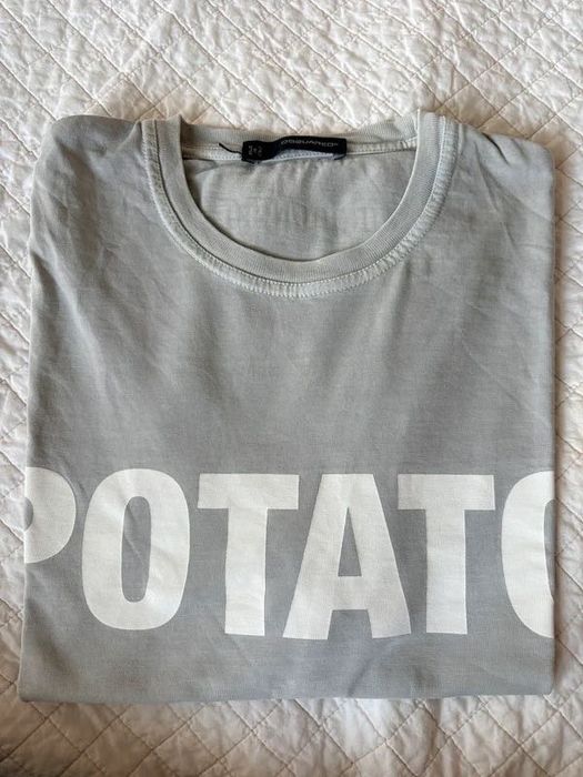 Szary męski tishirt Dsquared L