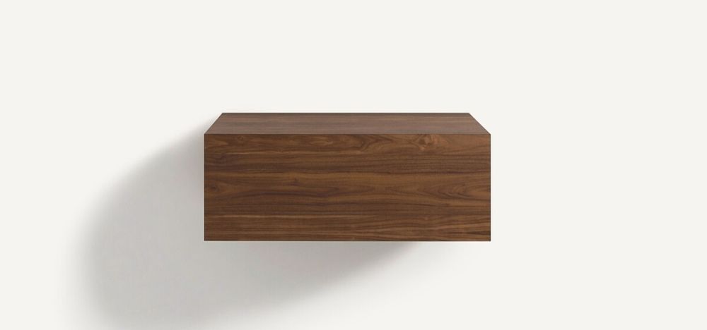 Mesa de cabeceira nogueira