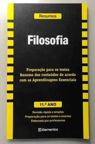 resumos: Filosofia, 11º ano livro como novo