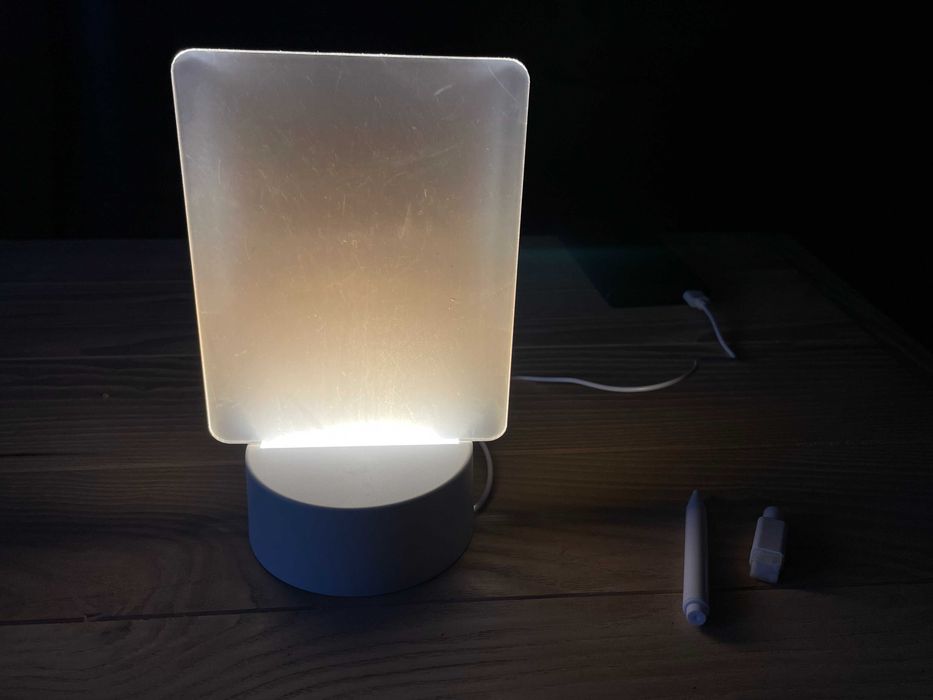 Дощечка з LED підсвіткою та ручкою для малювання
