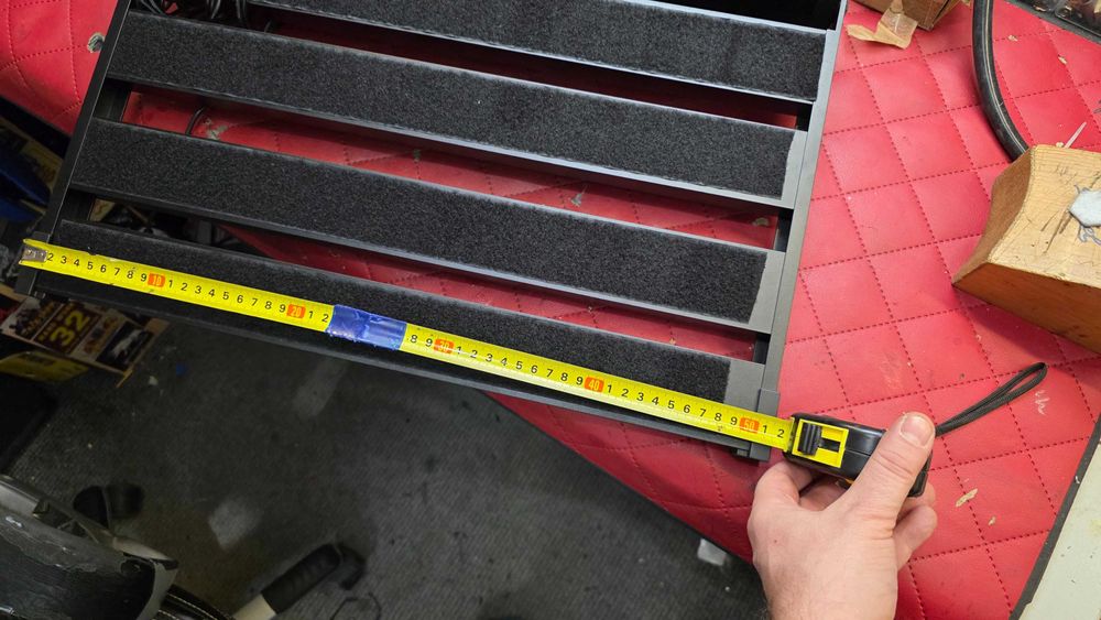 Pedalboard gitarowy z zasilaczem i torbą Caline CB102A