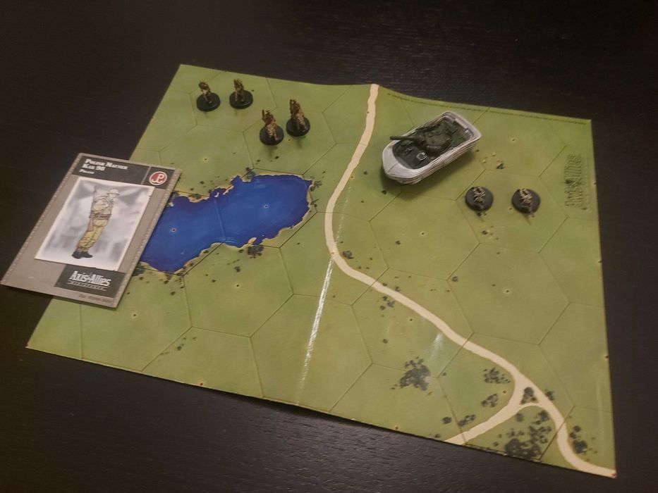 Pack of 7 Axis & Allies Miniatures / A&A Minis