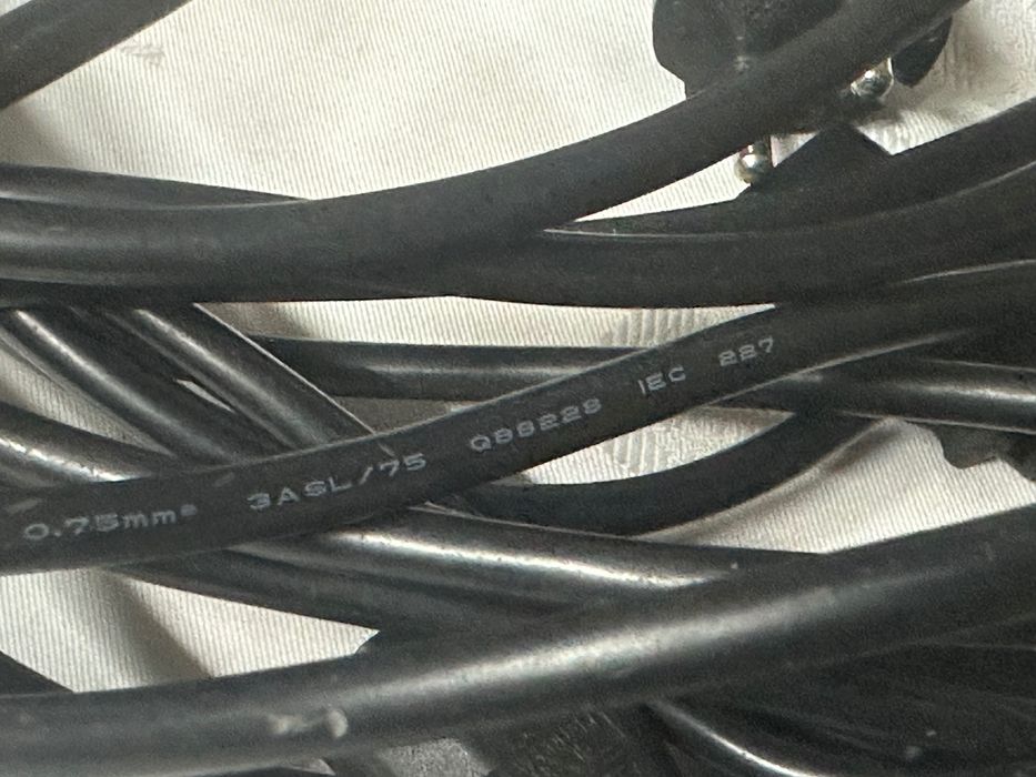 7 sztuk kabel zasilający drukarka komputer