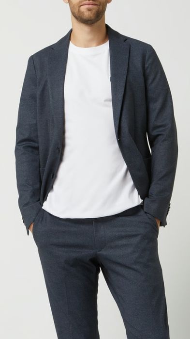 Mcneal Mo marynarka z dżerseju niebieska flexuit męska 50 M / L