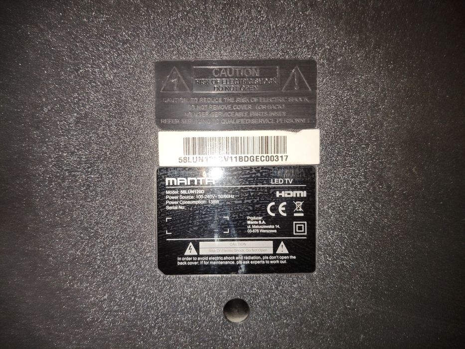 Telewizor Manta Smart 58Cali