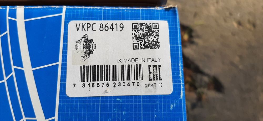 Нова водяна помпа для дизельного двигуна рено k9k 836