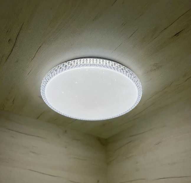 Світильник стельовий Люстра LED кришталь 24–90W недорого різні розміри