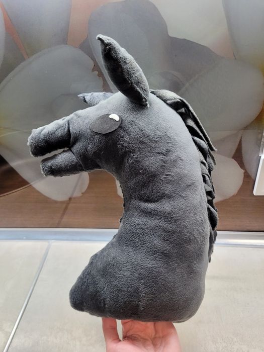 Хоббіхорсинг голова конячки для спортивної дитячої гри ручна робота