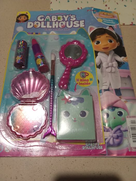 Gazetka książeczka zabawki dziecko dziewczynka prezent brokat akcesori