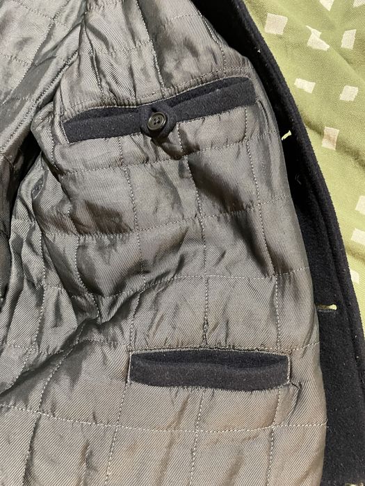 Sobretudo de homem,  lã azul escuro Pied Poule - Small