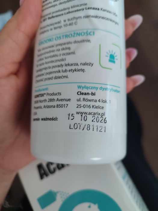 Acarix nowy spray