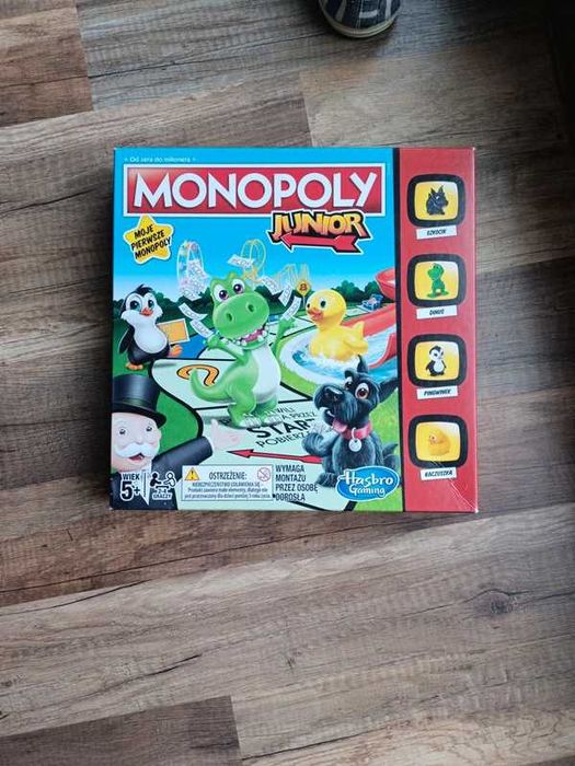 Monopoly Junior gra planszowa Hasbro moje pierwsze Monopoly