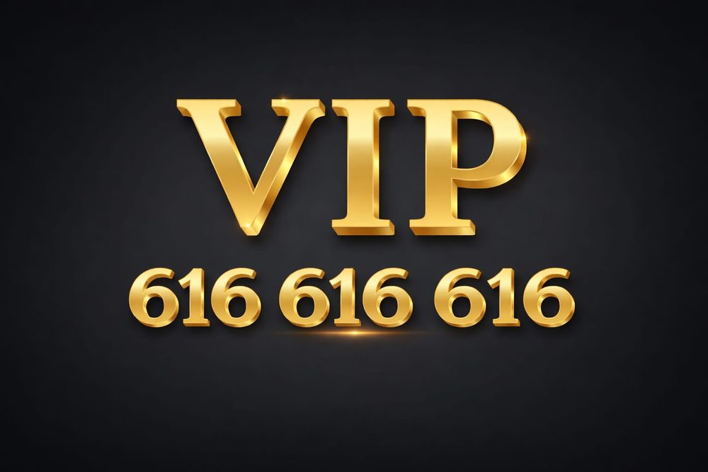 Złoty Numer VIP 616#616#616