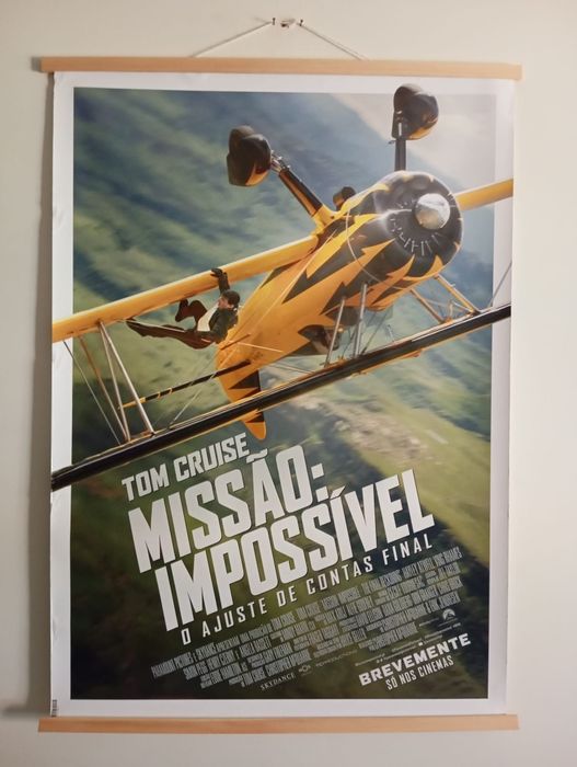 Pôster de Cinema com Suporte - Missão Impossível O Ajuste de Contas Fi