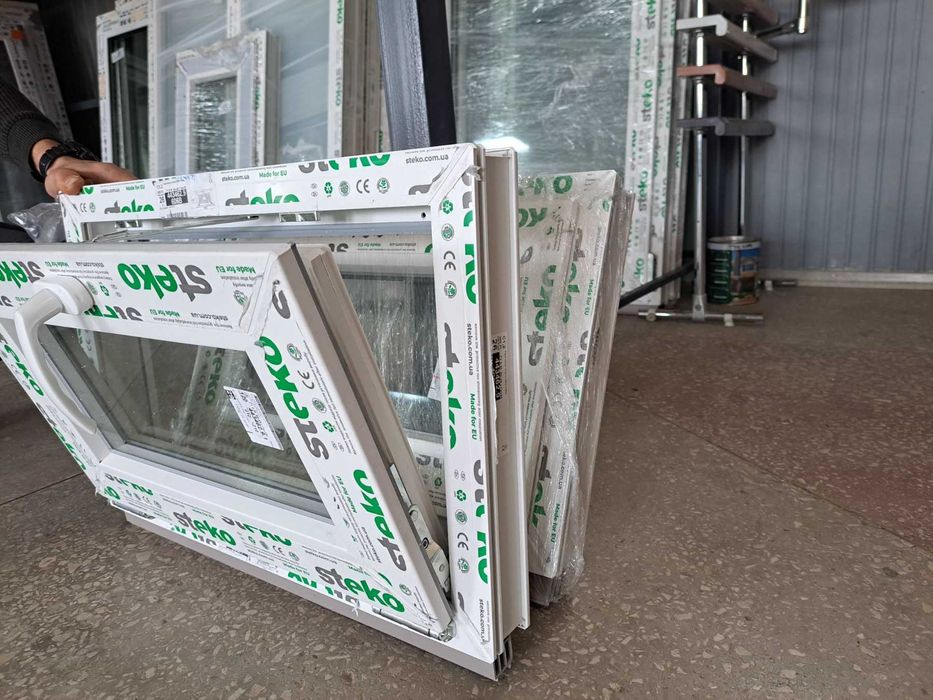 Розпродаж Складу! Вікна та двері металопластикові готові