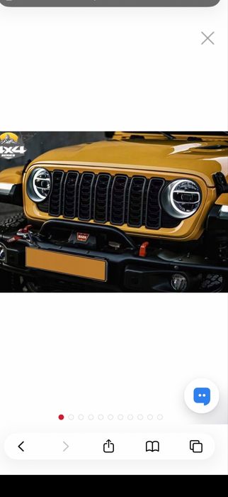 Grill передня решітка 2024 для Jeep Wrangler JL  (2018-2024)