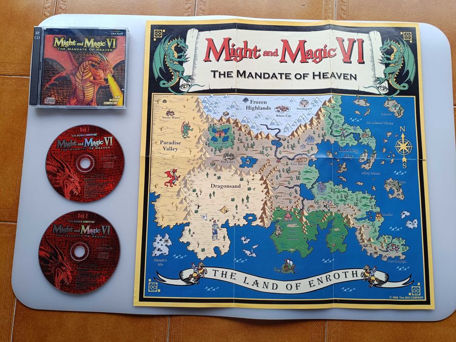 Jogo PC: Might and Magic VI 6 - Praticamente novo, edição colecionador