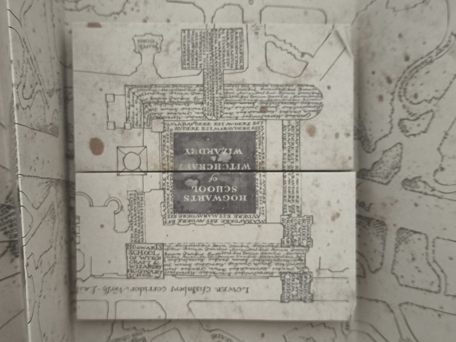 Mapa icónico Maroto de Harry Potter