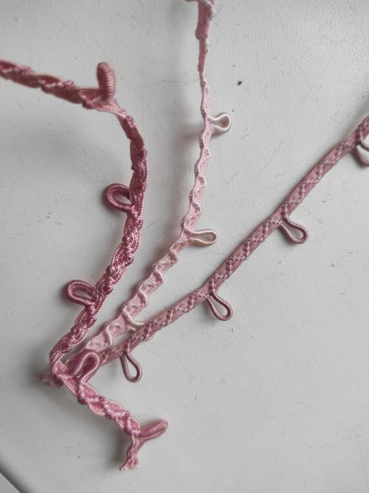 Taśma pętelkowa różowa