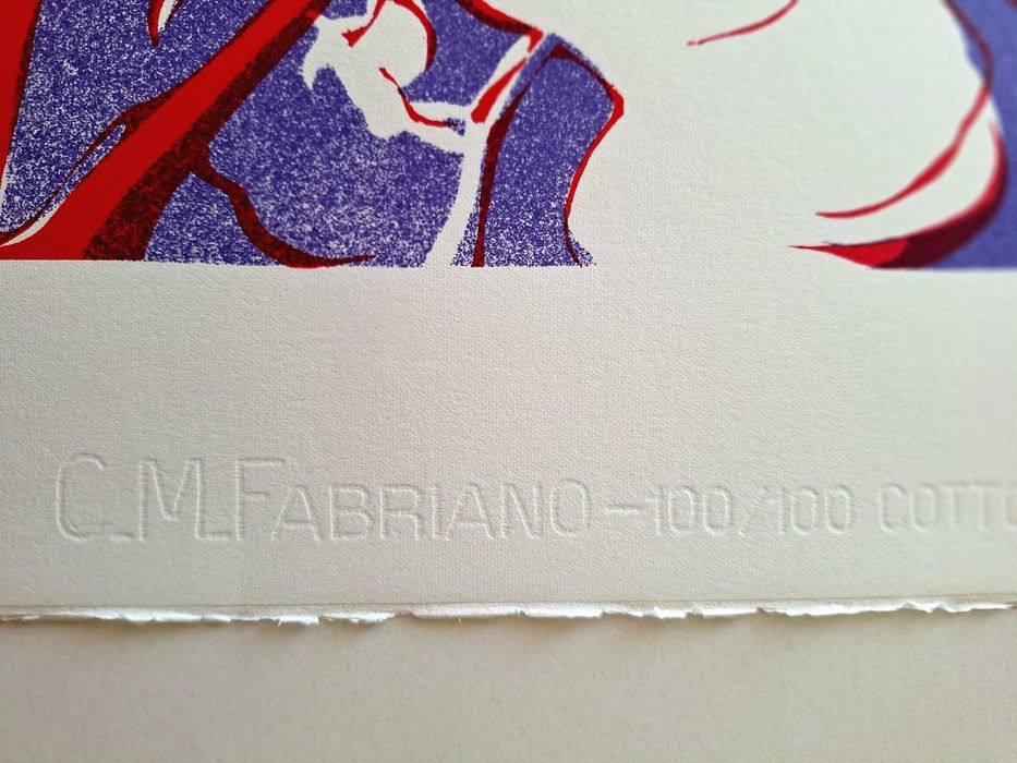 Serigrafia numerada de Maria João Worm