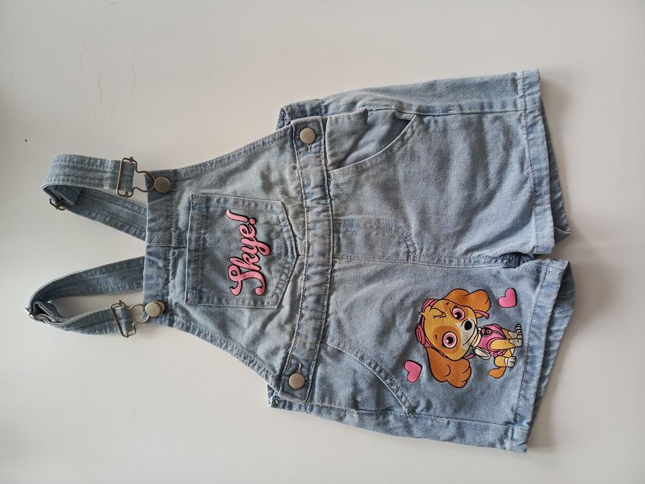 Ogrodniczki jeansowe psi patrol r.116