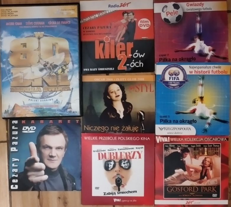 Filmy CD płyty 19 sztuk