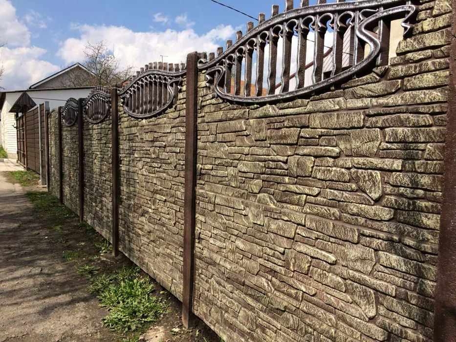 бетонные заборы в виннице бетонні паркани у вінниці