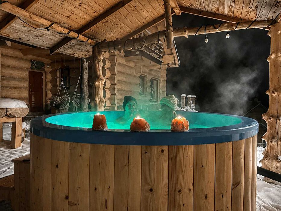 Balia ogrodowa elektryczna E-BALIA 6 osób kopolimer PP jacuzzi Wi-Fi LED