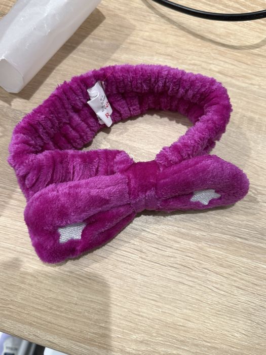 Opaska kosmetyczna Rossmann różowa do włosów na głowę