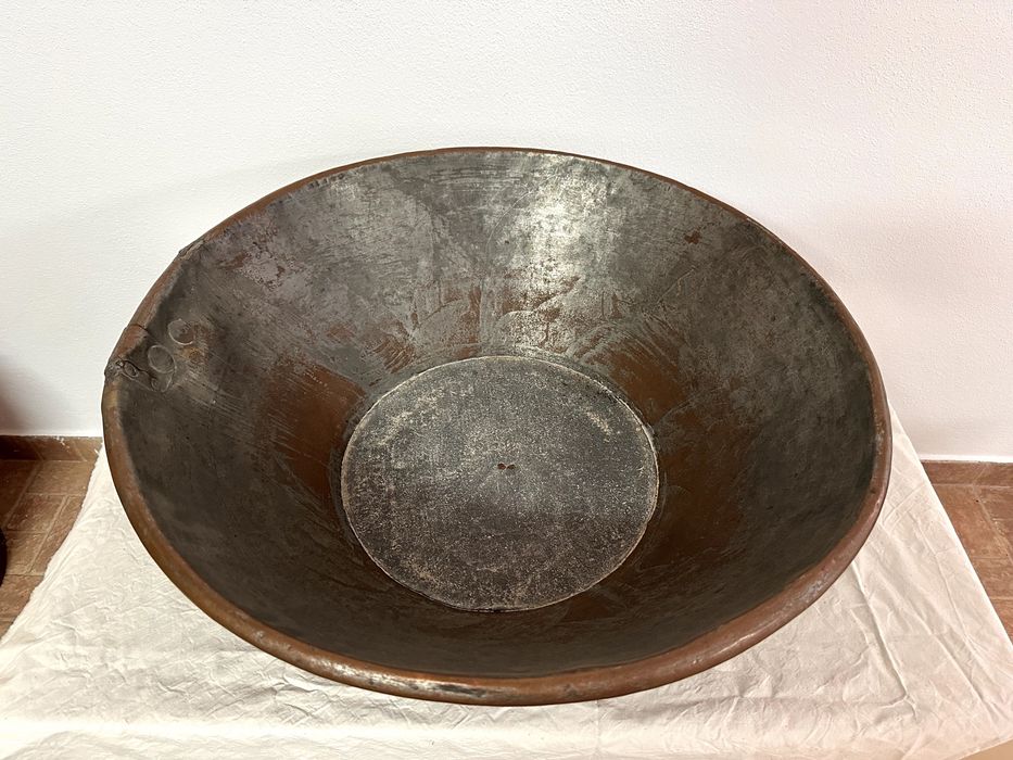 Alguidar/tacho de cobre 65 cm