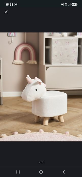 Pufa jednorożec Sinsay dla dziecka