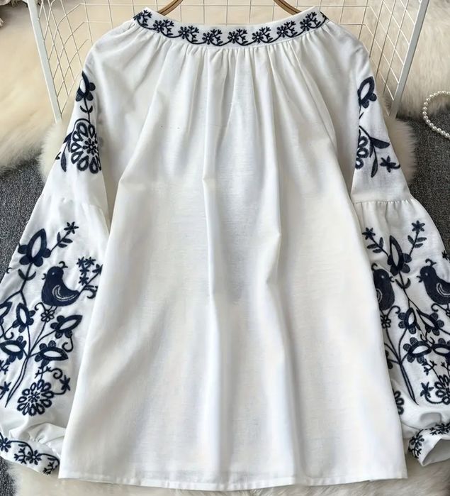 Нова вишиванка жіноча розмір S, блузочка 150/165 см зріст етнічна