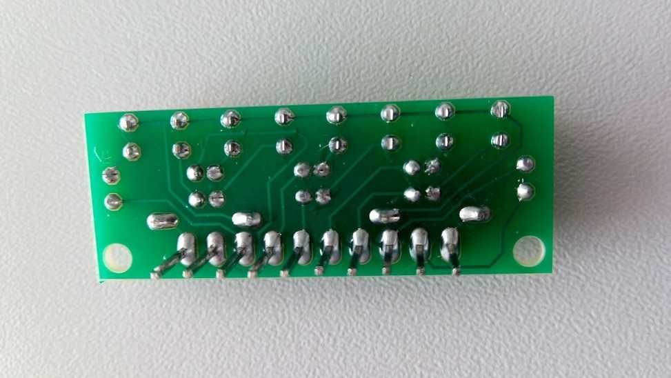 Placa com 8 leds azul, funciona com arduino, avr, pic