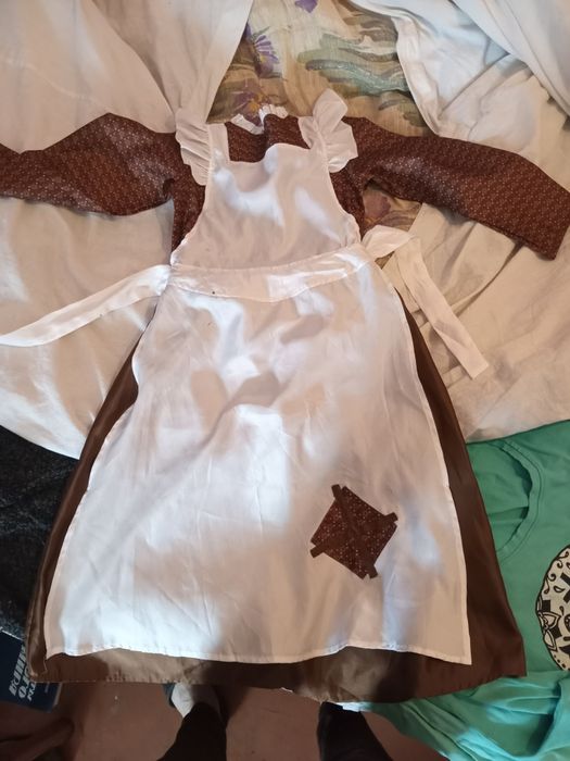 Платье золушки пеппи костюм школьницы